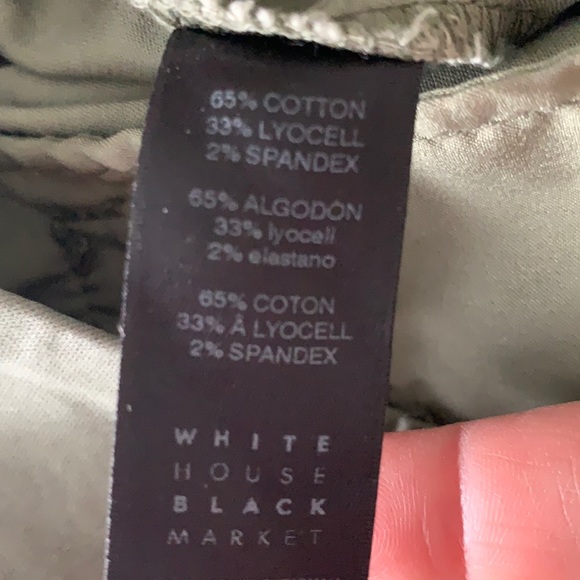 Khaki green WHBM shorts - Picture 8 of 12